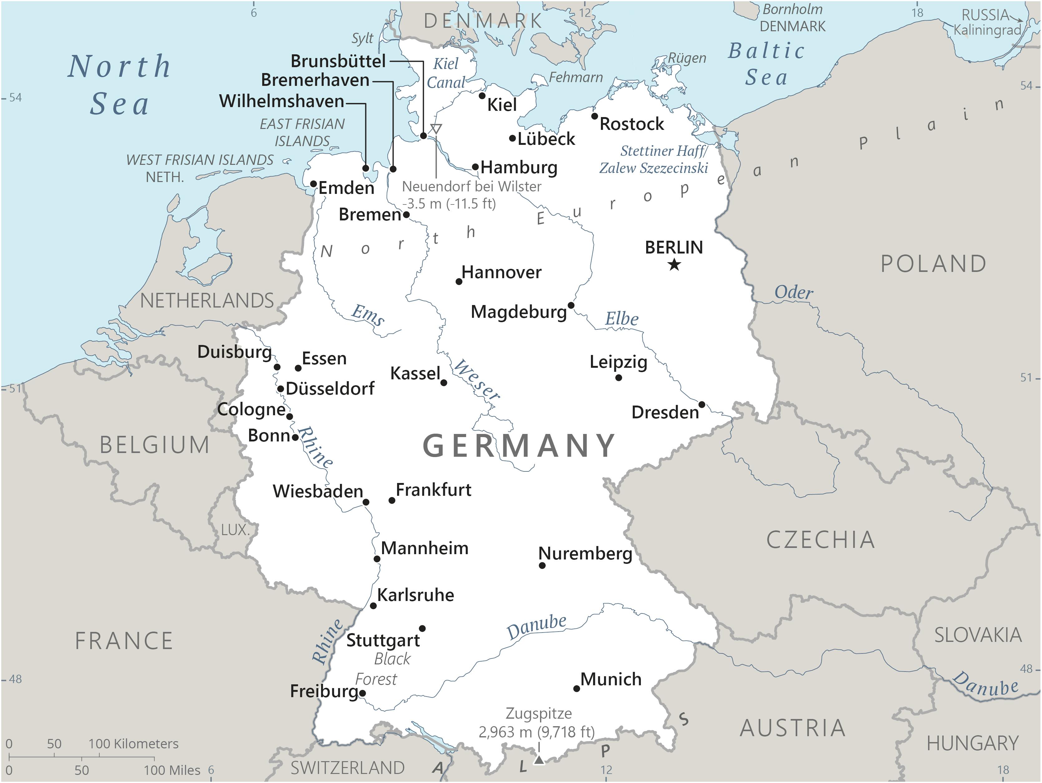 Cities in Germany